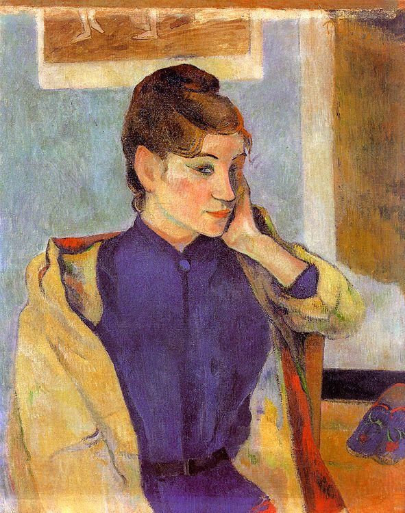 Paul Gauguin Portrait of Madeline Bernard Sweden oil painting art